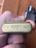 Vtg Zippo Lighter H Q4 Bradford Usa Made A 03