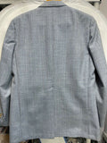 Vintage CHAPS RALPH LAUREN Blue Pinstripe 3 piece SUIT Jacket Pants Vest 46R 48R