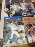 Vintage PRO! AFL Oakland Raiders gameday magazines (12)  1970s