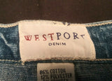 Westport - Classic Styling - Stretch Denim Skirt - Size 14