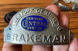 VTG NEW YORK CENTRAL SYSTEM RAILROAD CONDUCTOR BRAKEMAN HAT BADGES PATCHES &MORE