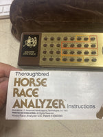 Vintage Thoroughbred Horse Race Analyzer Handicapping Computer 1983