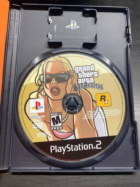 Grand Theft Auto San Andreas Playstation 2 ps2 w/ Manual - Tested Working