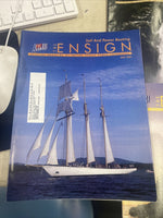 Vintage “The Ensign” sail & boating mags (qty 10)  2001