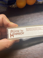Vtg. Bijou by Hirsch  12mm GOLD plate 5/000 HONG KONG/GERMANY NOS RARE!