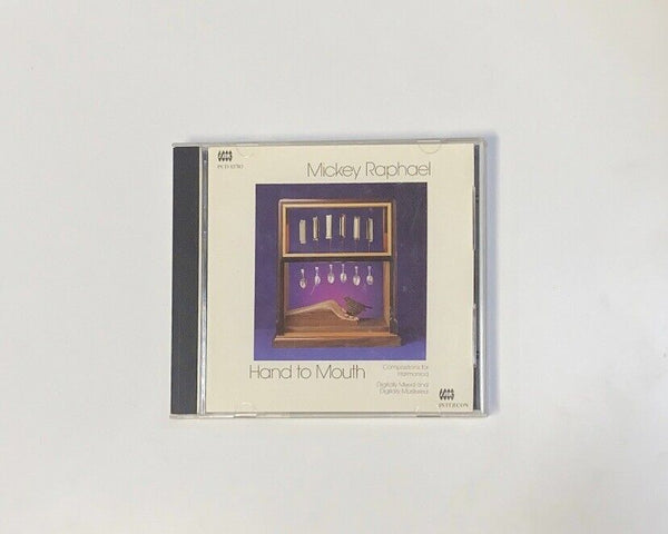 Hand To Mouth By Mickey Raphael (CD, 1987, Intercon) Compositions For Harmonica