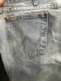 Wrangler 13MWZGH Washed Denim Jeans 36x32 Cowboy Original fit