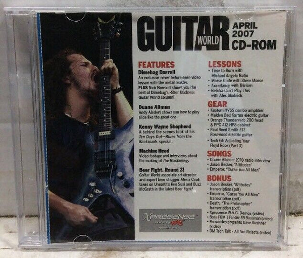 Guitar World April 2007 CD-Rom