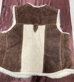 Vintage Style Suede Rancher Vest Small