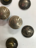 Vintage Buffalo Nickles Buttons Lot of 17