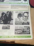 vintage azteca films A1532 Promo poster diamanté’s Oro y Amor VTG FILMS