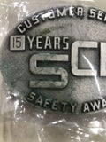 SCE 15 Years Customer Service Belt Buckle