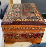 VTG Wooden Jewelry Box