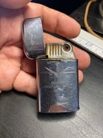 VTG RONSOM USA 1960s Silver Lighter “President Lompoc Optimist Club”