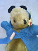 RARE VINTAGE Paddington Bear Plush Toy .... "Please look after this Bear" SET