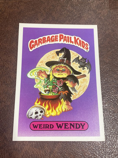 Vintage Garbage Pail Kids WEIRD WENDY big card 5”x7”