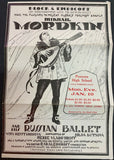 Vintage program Mikhail Mordkin and his Russian Ballet January 10, 1927 RARE !!