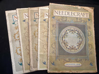 Vintage Needlecraft Magazine Custom Bundle Of Five 1918 1921 1922 Magazine Set