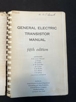 Vintage 1960 General Electric Transistor Manual (5th Edition) Tunnel Diodes Book