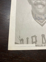 Willie Stargell Piratea Signed Autographed Vintage Debut Hard Card