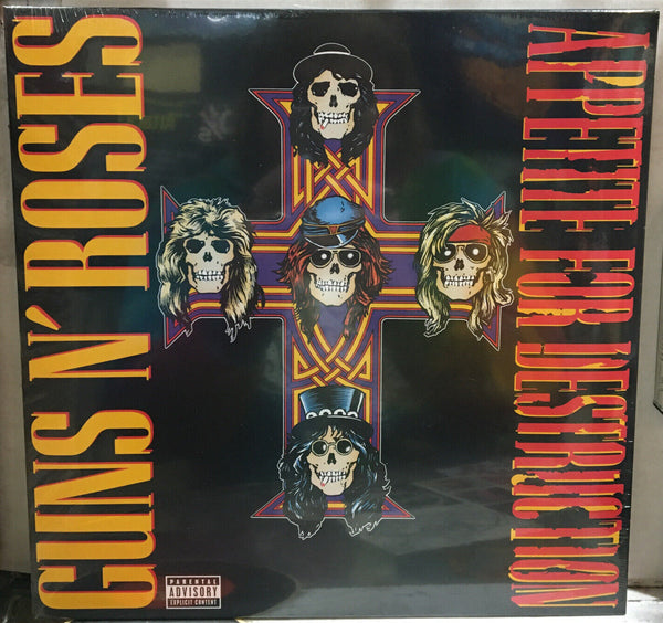Guns N’ Roses Appetite For Destruction UK Reissue 180 gram Sealed Record