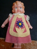 Vintage Celluloid Plastic Kewpie Doll, Made In Japan