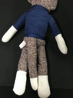 Sock Monkey 20 Inches Tall Stuffed Animal Lovey Plush SSM