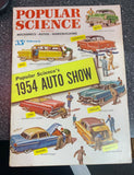Vintage Feb 1954 Popular Science  Magazine - 1954 Auto Show