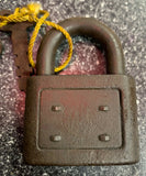 Vintage Brass Yale Lock With Key
