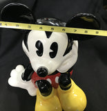 Vintage Treasure Craft Mickey Mouse Ceramic Cookie Jar