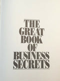 The Great Book Of Business Secrets Boardroom Classics (Hardcover 1993)