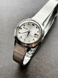 Vtg Seiko 2517-0281 Ladies Automatic Wristwatch Working 21 Jewel