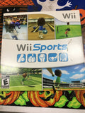 Wii Sports (Wii, 2006) Disc Slip Manual Scratch Free Nice