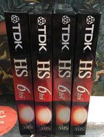 TDK HS 6 hrs Sealed VHS Collection