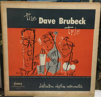 The Dave Brubeck Trio Distinctive Rhythm Instrumentals Record 3-1 Red