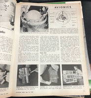Vintage 1958 Aviation Week Magazines - Condition Varies (qty 10)