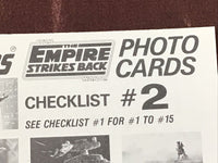 Vintage QUANTITY Topps Star Wars The Empire Strikes Back 5” x 7” Photo Card #17