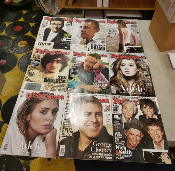 Various Rolling Stones Lot of 9 (2011 To 2016)