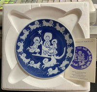 Vintage 1974 Knogeligt Porcelain Royal Plate "L'assiette De La Fete Des Meres"