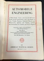 Vintage Automobile Engineering Volume I & III books American Technical Society