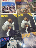 Vintage PRO! AFL Oakland Raiders gameday magazines (12)  1970s