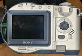 VTG Sony Mavica MVC-CD200 2.1MP Digital Camera Silver W Case/Bag, FREE SHIP