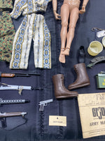 Vintage 1964 GI JOE doll by Hasbro w/ accessories guns clothes tags ammo binocul