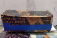 Vintage Universal Food & Meat Chopper No. 2 L.F&C W Original Box (WORKS GREAT)