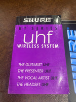 Shure UT Series uhf Wireless System book w Sticker