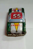 Vintage Tin Car France Number 55 Metal Litho toy car