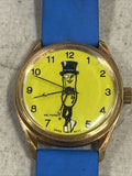 Vintage Original Planters Mr. Peanut Mechanical Wristwatch - Swiss Made -Working