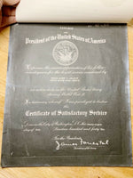 WW2 Veteran US Navy PreMed Officer Military Documents, Discharge Papers, Diploma