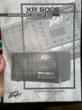 XR 600 E Rack Mount & Top Box Powered Mixer Instruction Manual