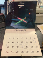 Star Wars Return of the Jedi 12 month calendar 1984 leia vader luke Chewbacca